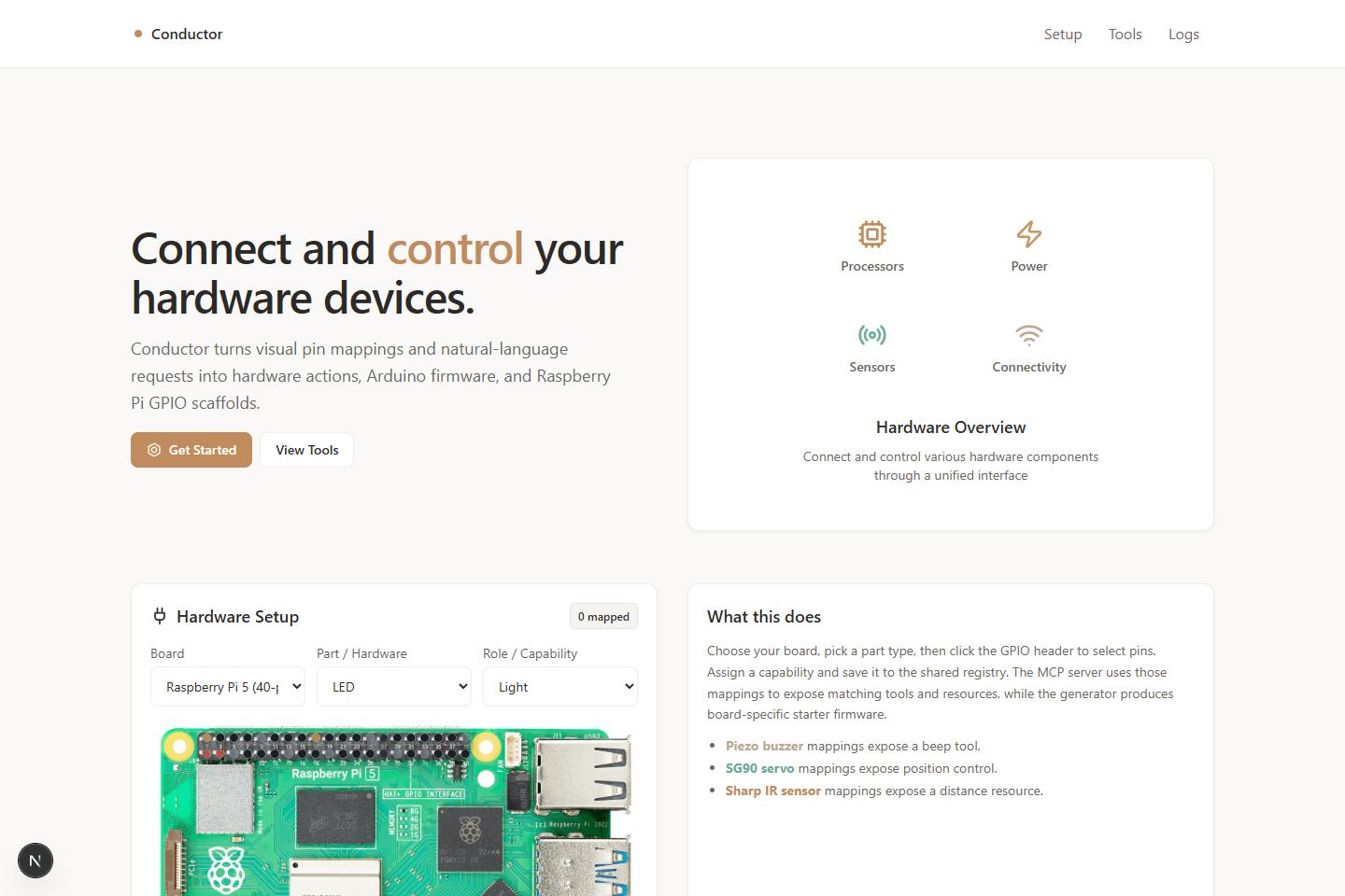 Conductor screenshot